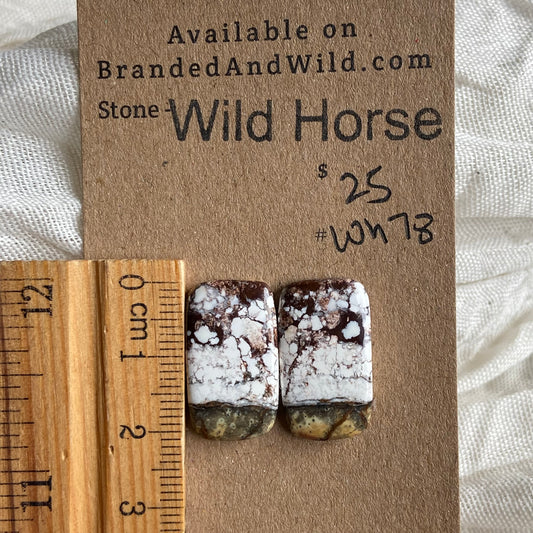 Wild Horse Cabochon - WH78 14E9FE39-6F2C-41E1-9F25-9CCA55BCA522 Brandedandwild.com