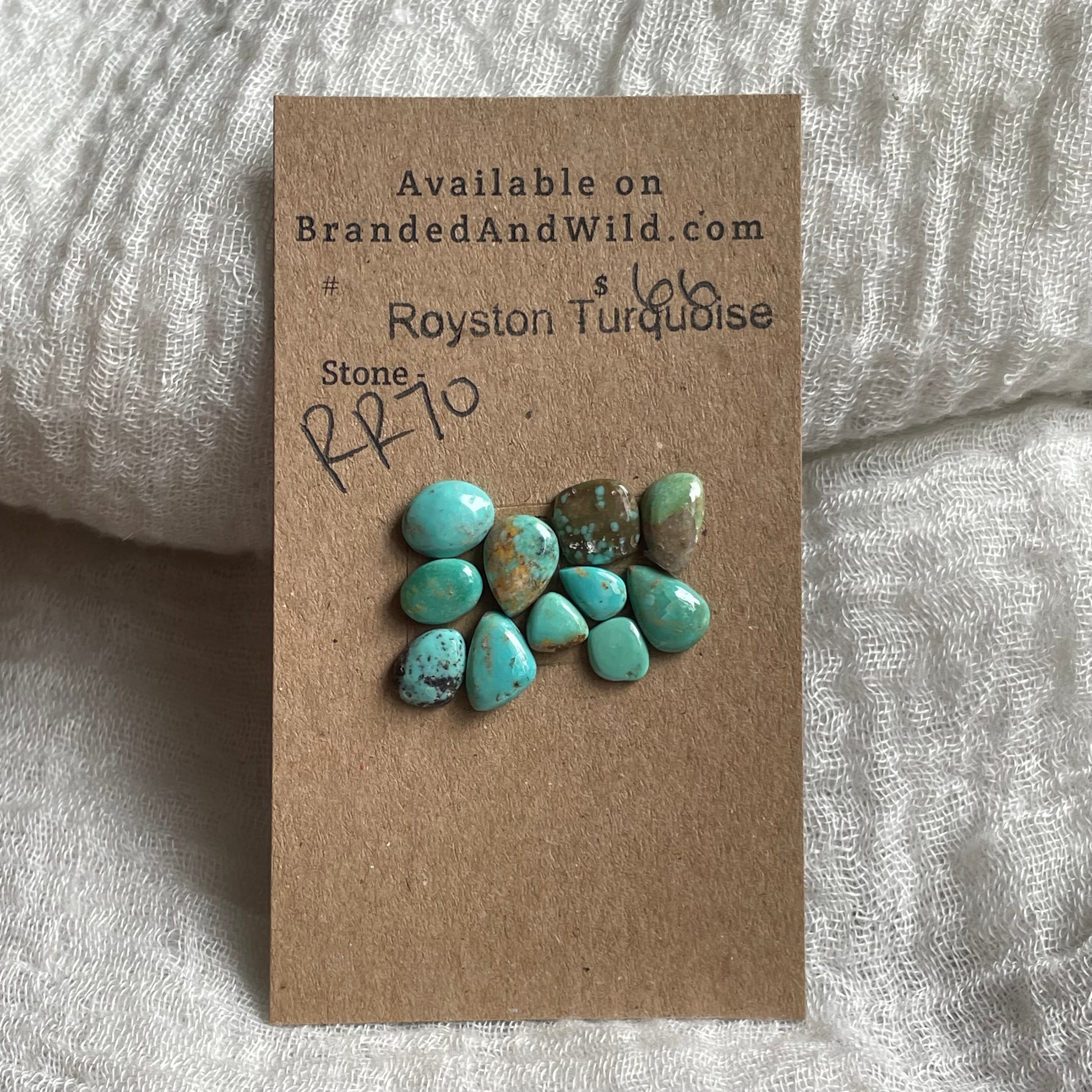 Royston Turquoise Cabochon - RR70 14F7CA53-76B4-4689-AC36-238DF14E0586 Brandedandwild.com