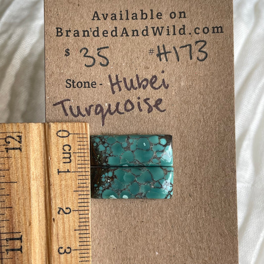 Hubei Turquoise Cabochon - H173 1500F3DD-A927-4AC3-9509-CD5A3F9CA9F8 Brandedandwild.com
