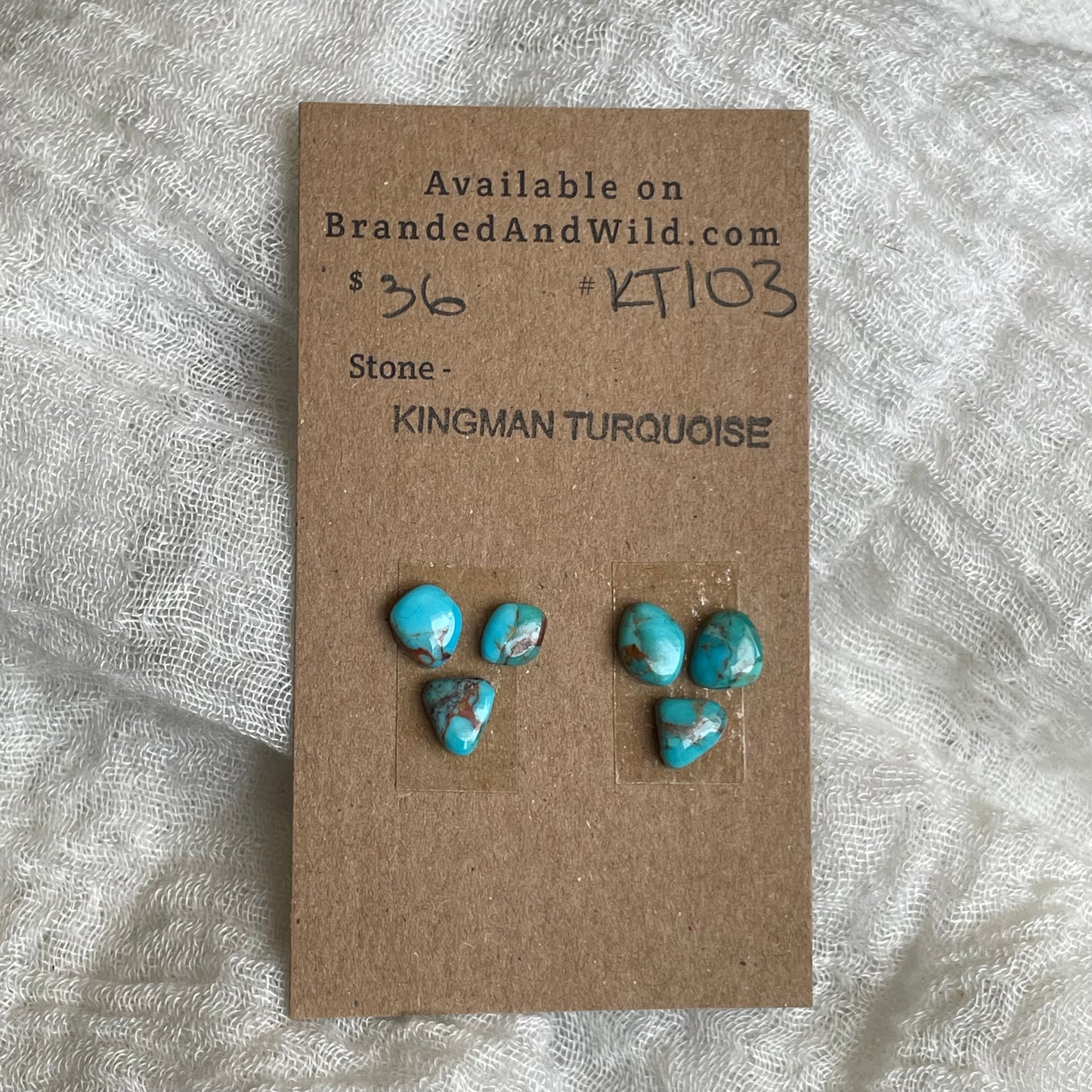 Kingman Turquoise Cabochon - KT103