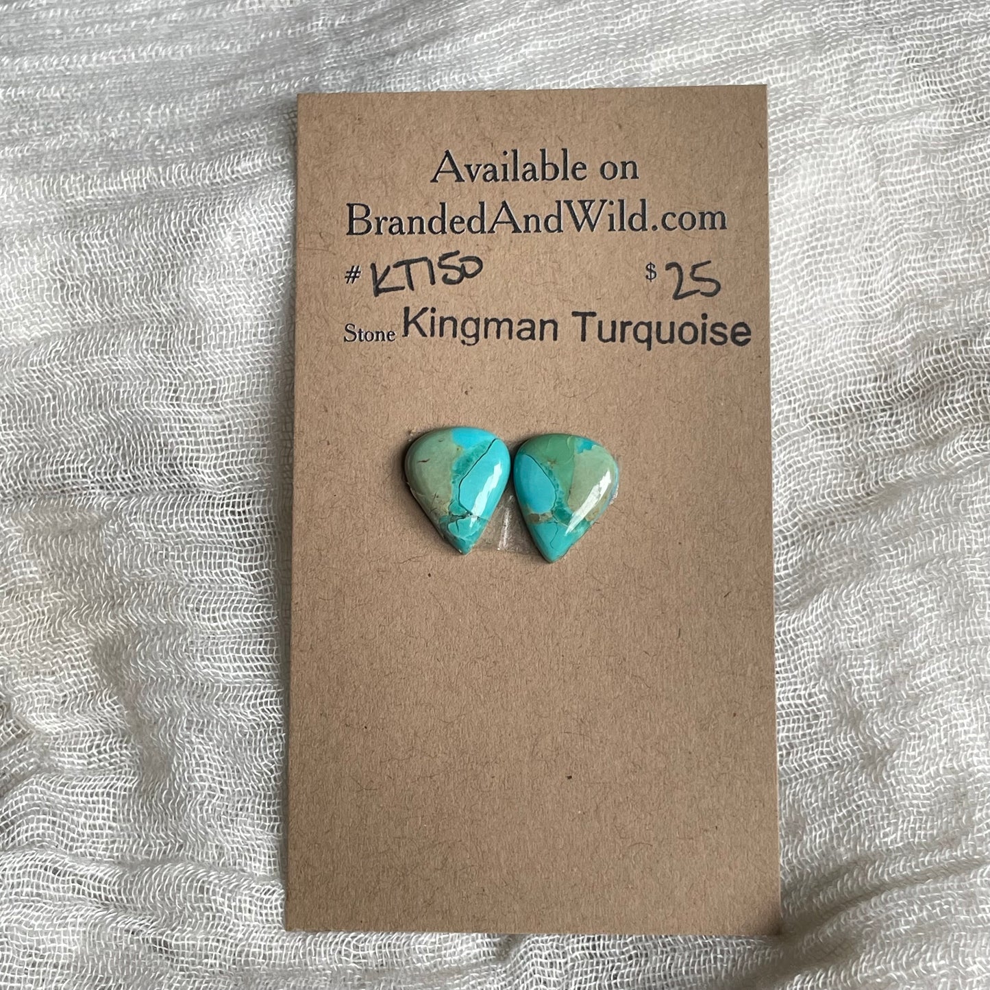 Kingman Turquoise Cabochon - KT150 15214889-DCC4-4A75-AE66-CE0923BDB31A Brandedandwild.com