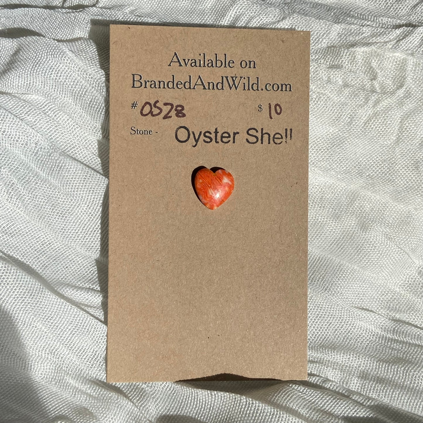 Oystershell Cabochon - OS28 1536CA32-C67D-4CF8-83FF-DF543B8F58DC Brandedandwild.com