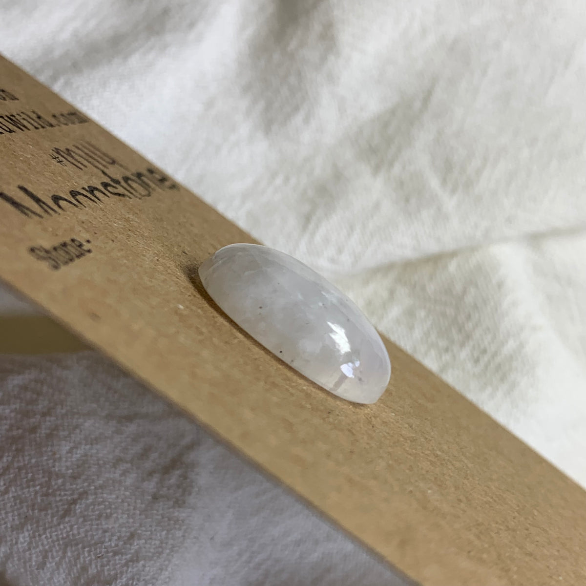 Moonstone Cabochon - MS14 1546A06E-8E60-4D3E-8576-A5D6C1888B75 Brandedandwild.com