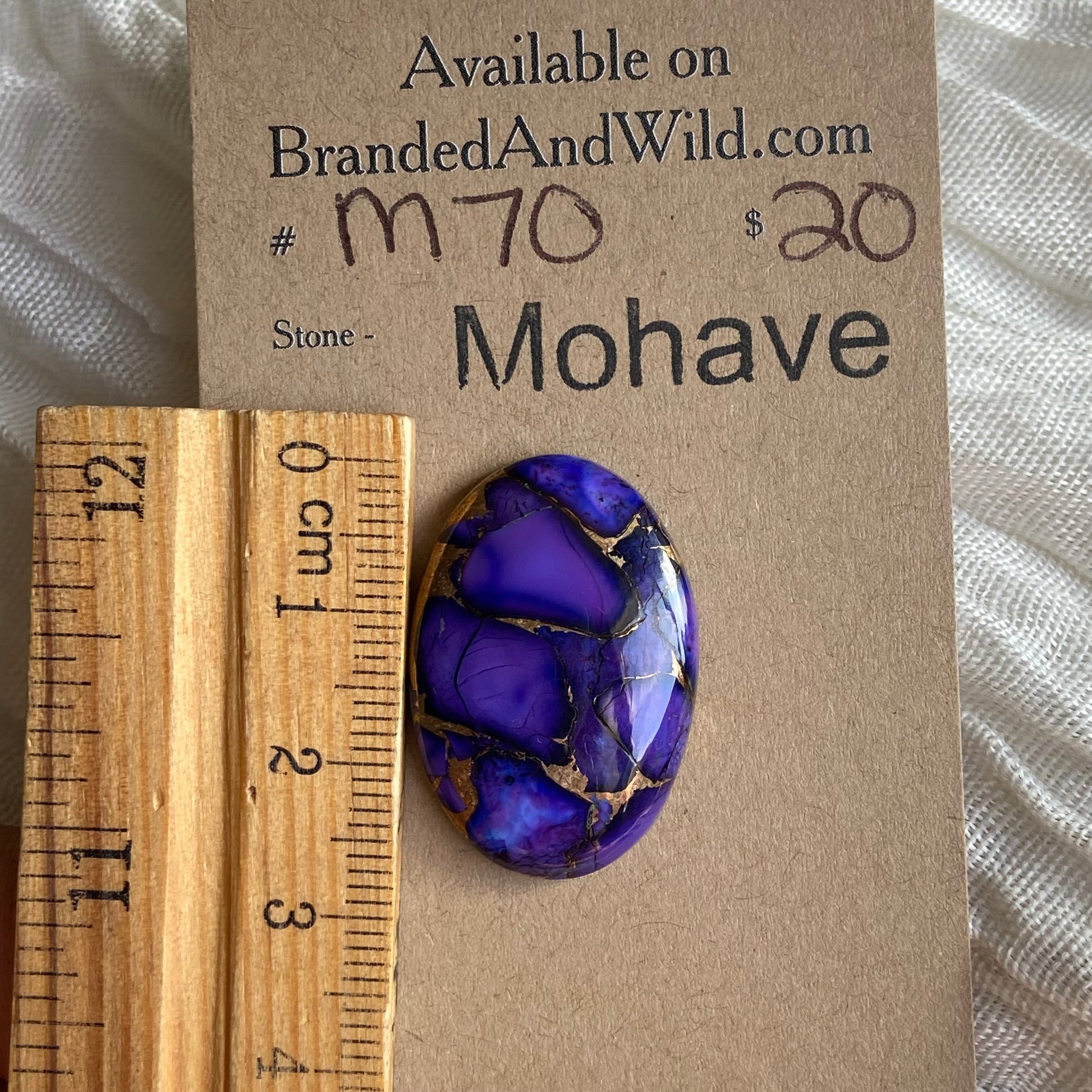 Mohave Cabochon - M70 Cabochon 1552F376-99DE-4047-AA70-855D3FBCD6D9 Brandedandwild.com