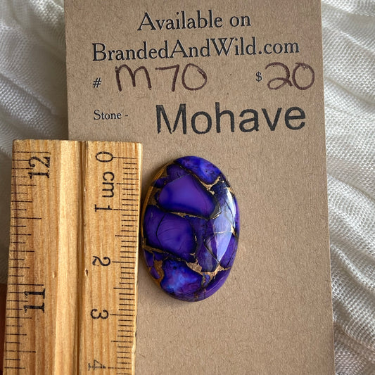 Mohave Cabochon - M70 Cabochon 1552F376-99DE-4047-AA70-855D3FBCD6D9 Brandedandwild.com