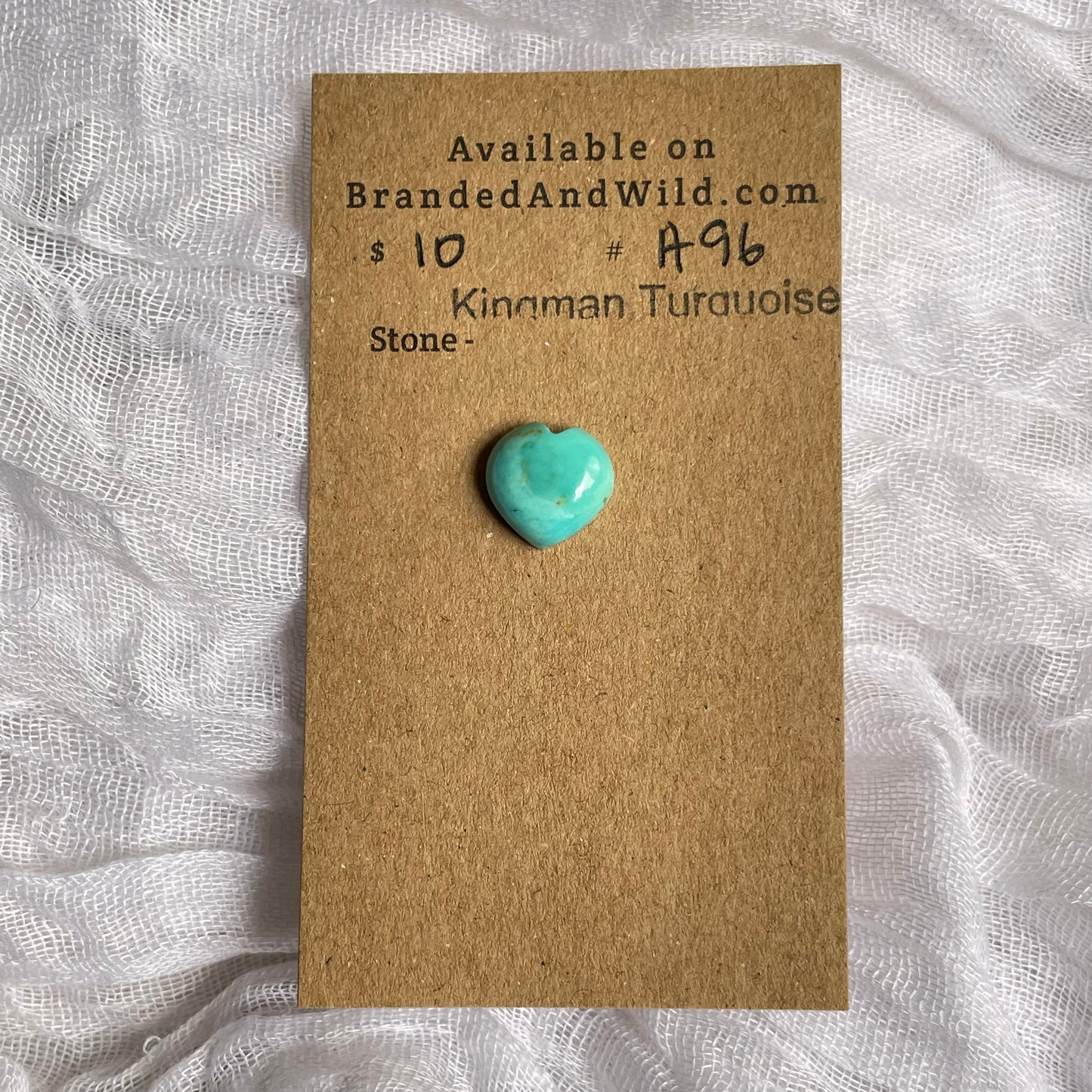 Kingman Turquoise Cabochon - KT96 1568EC61-2383-47E3-BB16-4043B260F053 Brandedandwild.com