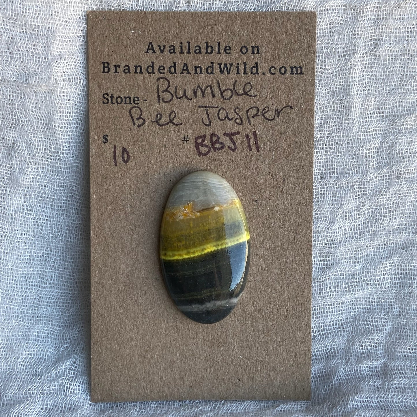 Bumblebee Jasper Cabochon - BBJ11