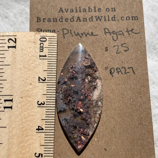 Plume Agate Cabochon - PA27