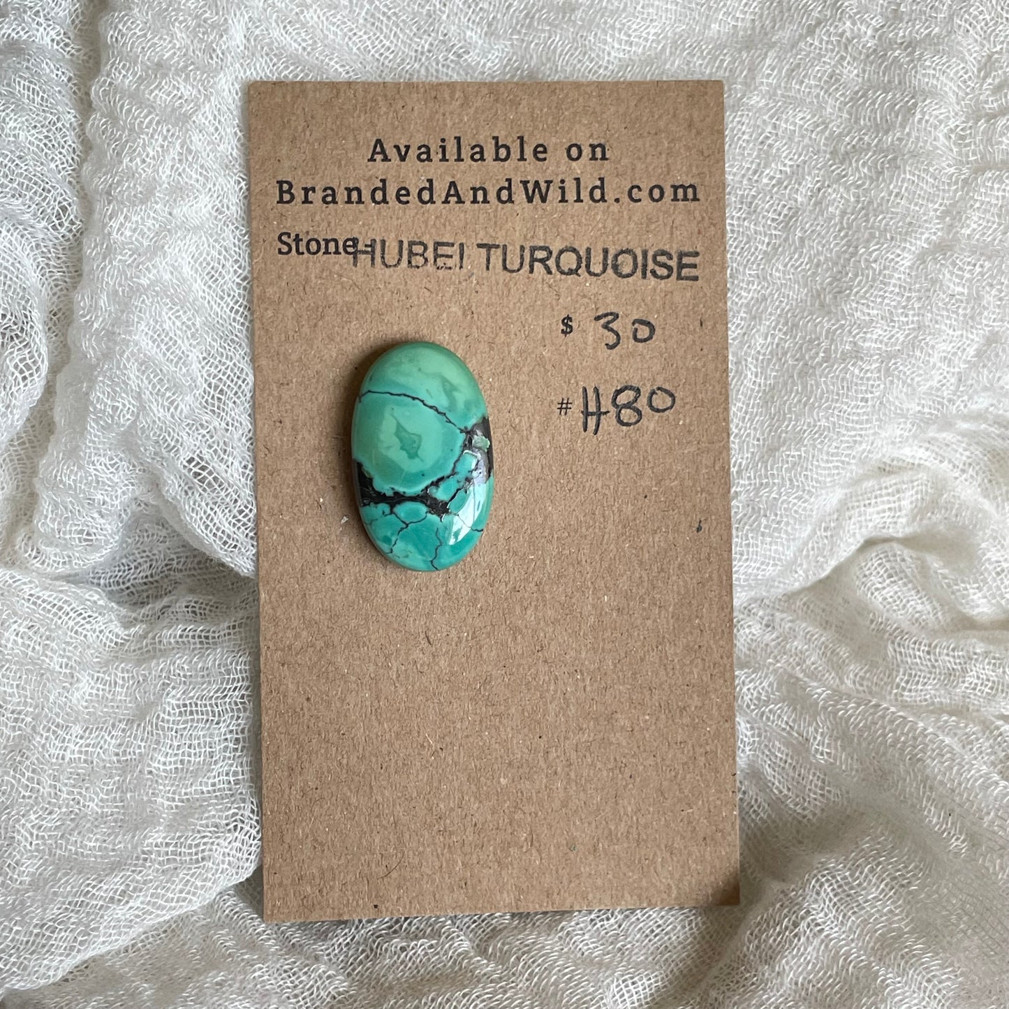 Hubei Turquoise Cabochon - H80 159D9190-057D-42C4-9EF5-DC53E196A75E Brandedandwild.com