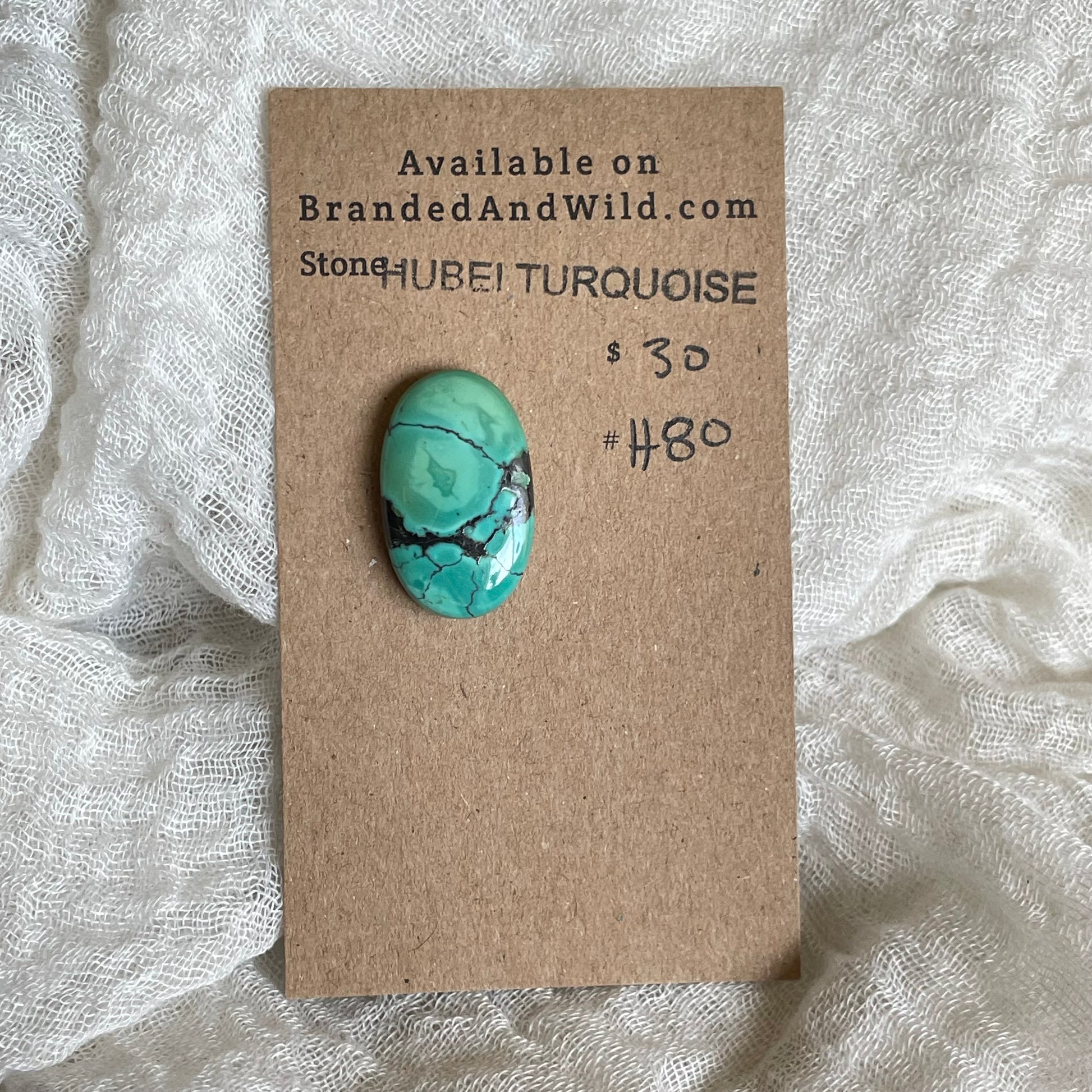 Hubei Turquoise Cabochon - H80 159D9190-057D-42C4-9EF5-DC53E196A75E Brandedandwild.com
