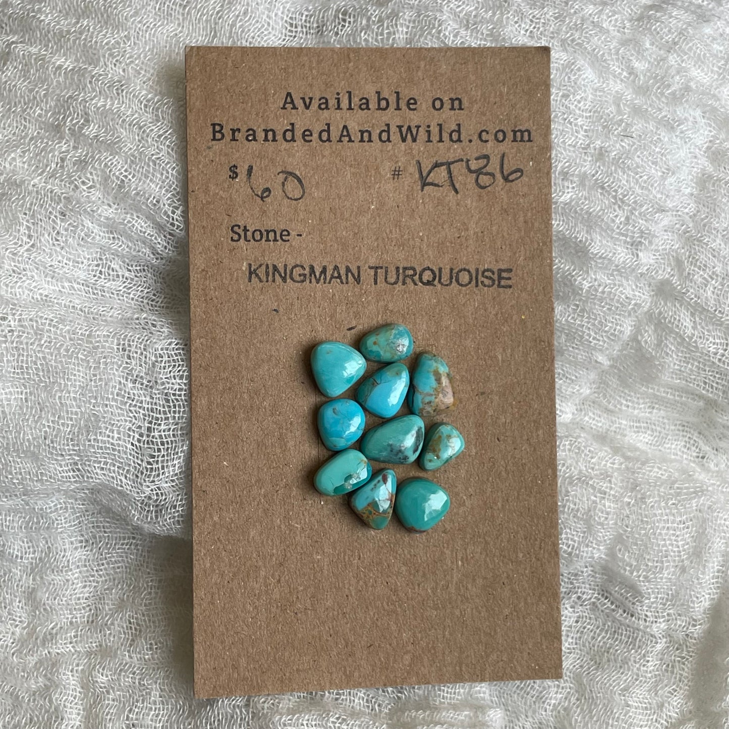 Kingman Turquoise Cabochon - KT86