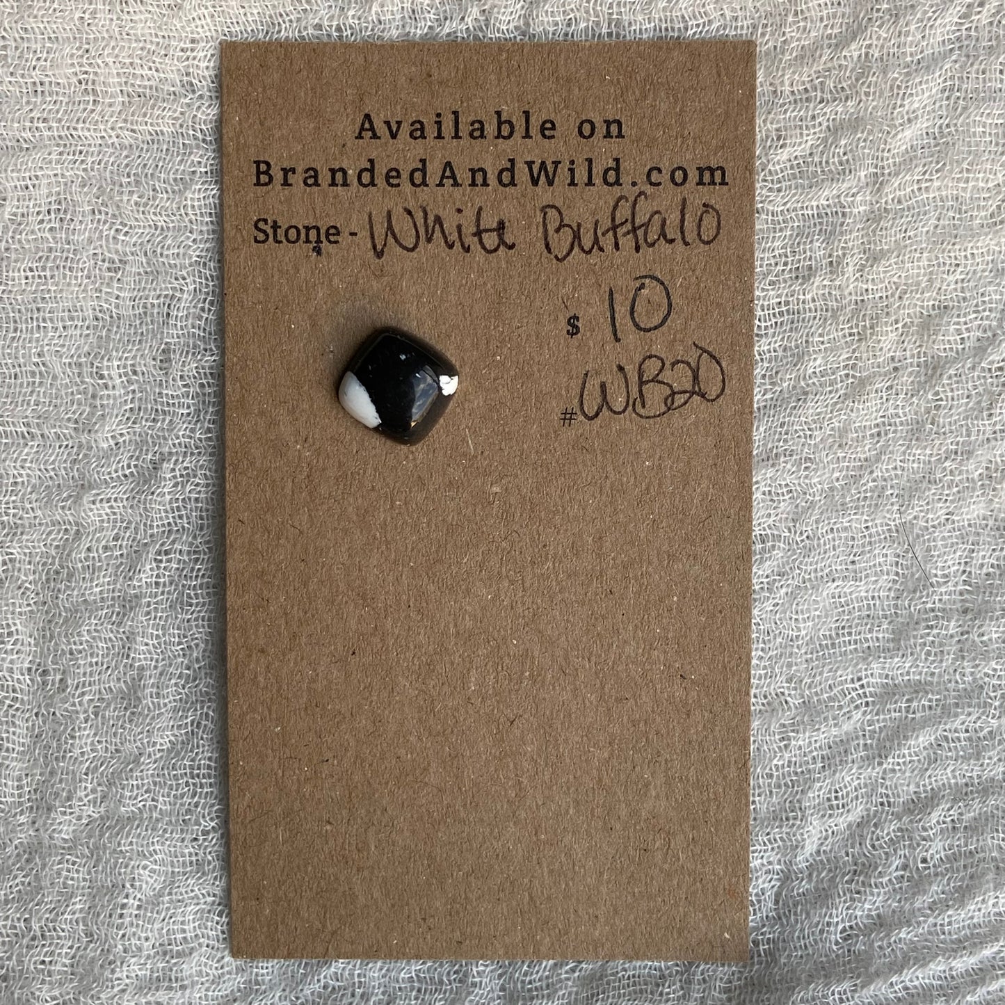 White Buffalo Cabochon - WB20