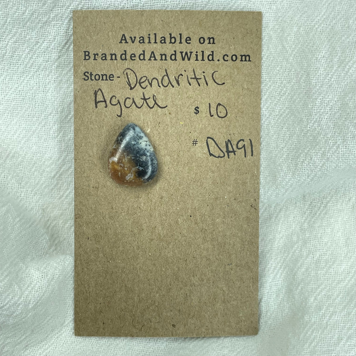 Dendritic Agate Cabochon - DA91 15CD9241-1860-45EF-8EAA-8E786A7074F9 Brandedandwild.com