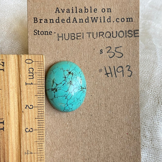 Hubei Turquoise Cabochon - H193 15F63E0E-8BC1-4E6B-BC34-8894F4D0ABC7 Brandedandwild.com