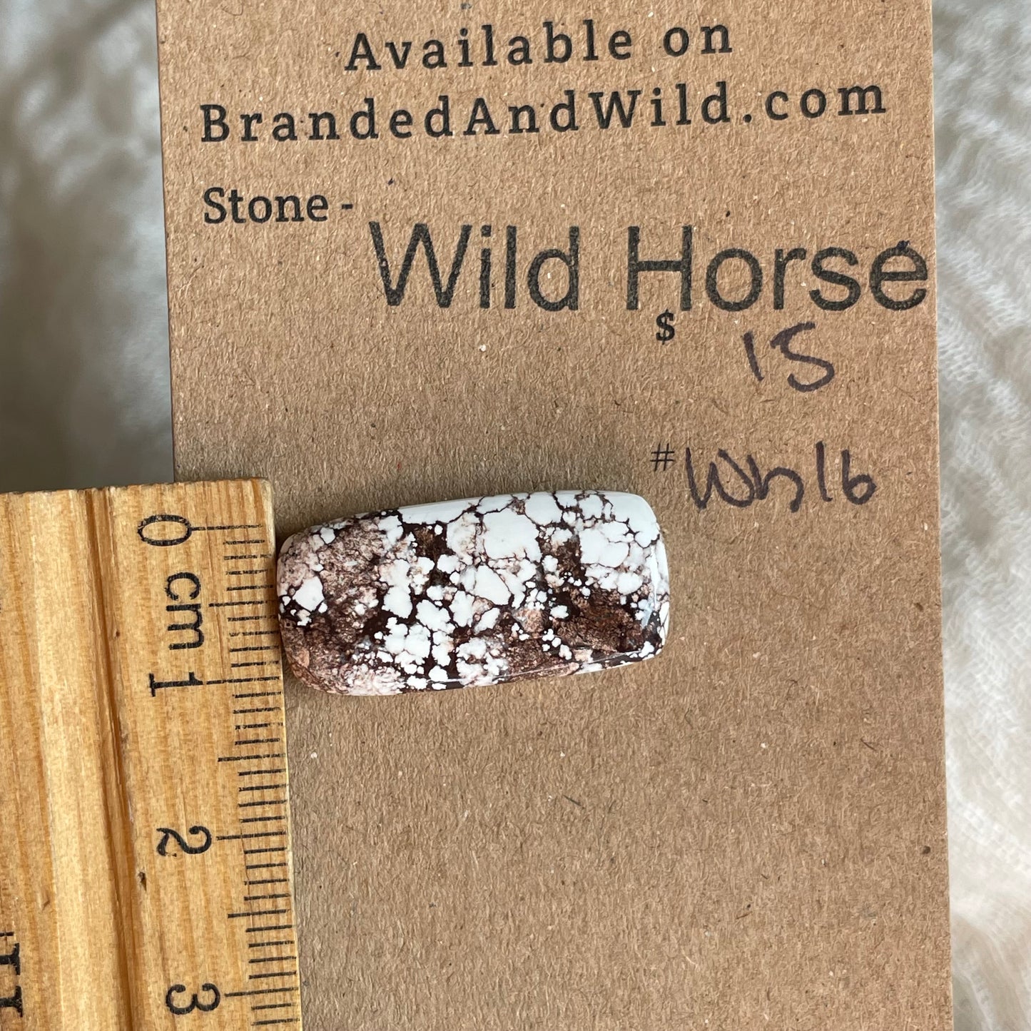 Wild Horse Cabochon - WH16 1613E3F6-5B96-47D1-942D-490983572793 Brandedandwild.com