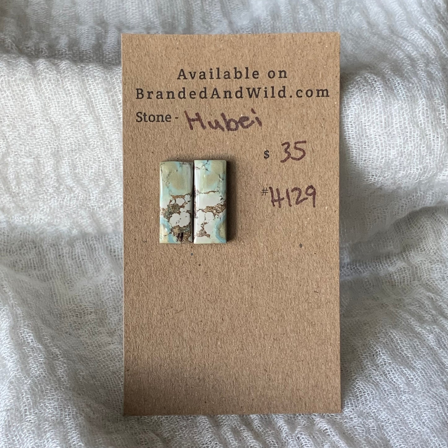 Hubei Turquoise Cabochon - H129