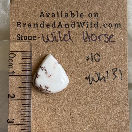 Wild Horse Cabochon - Wh131 16461B8E-0F2F-450A-9EB6-74A8AD1607B8 Brandedandwild.com