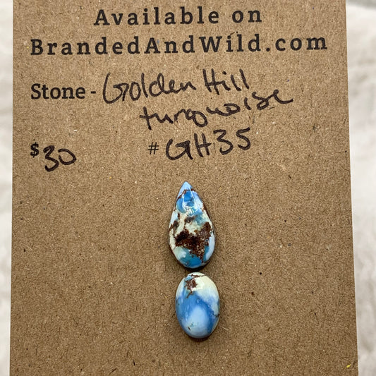 Golden Hill Turquoise Cabochon - GH35