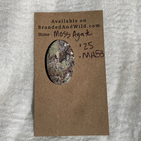 Moss Agate Cabochon- MA53