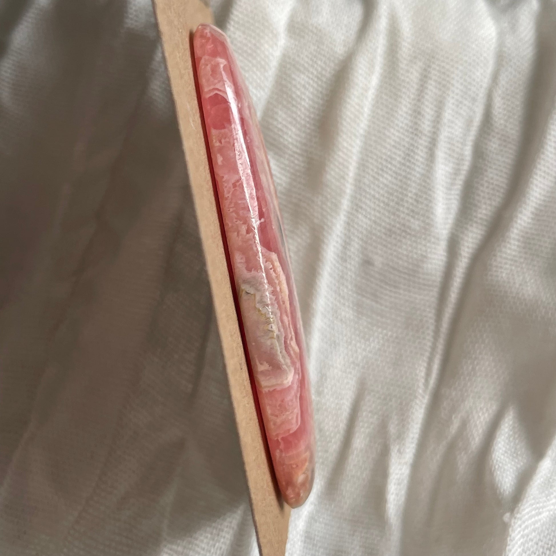 Rhodochrosite Cabochon - R17 16AB3E8F-C105-4284-B7C4-A072D77E5E5E Brandedandwild.com