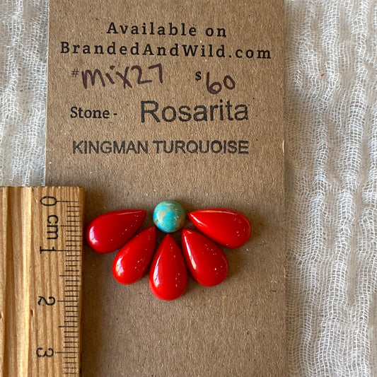 Rosarita / Kingman Cabochon - MIX27