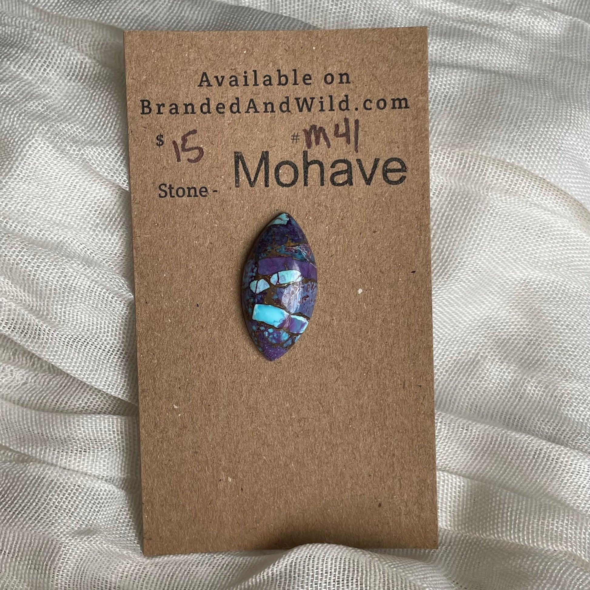 Mohave Cabochon - M41 Cabochon 16DC3DE2-8AA2-4FE1-AF3D-6EDC69C3AF0B Brandedandwild.com