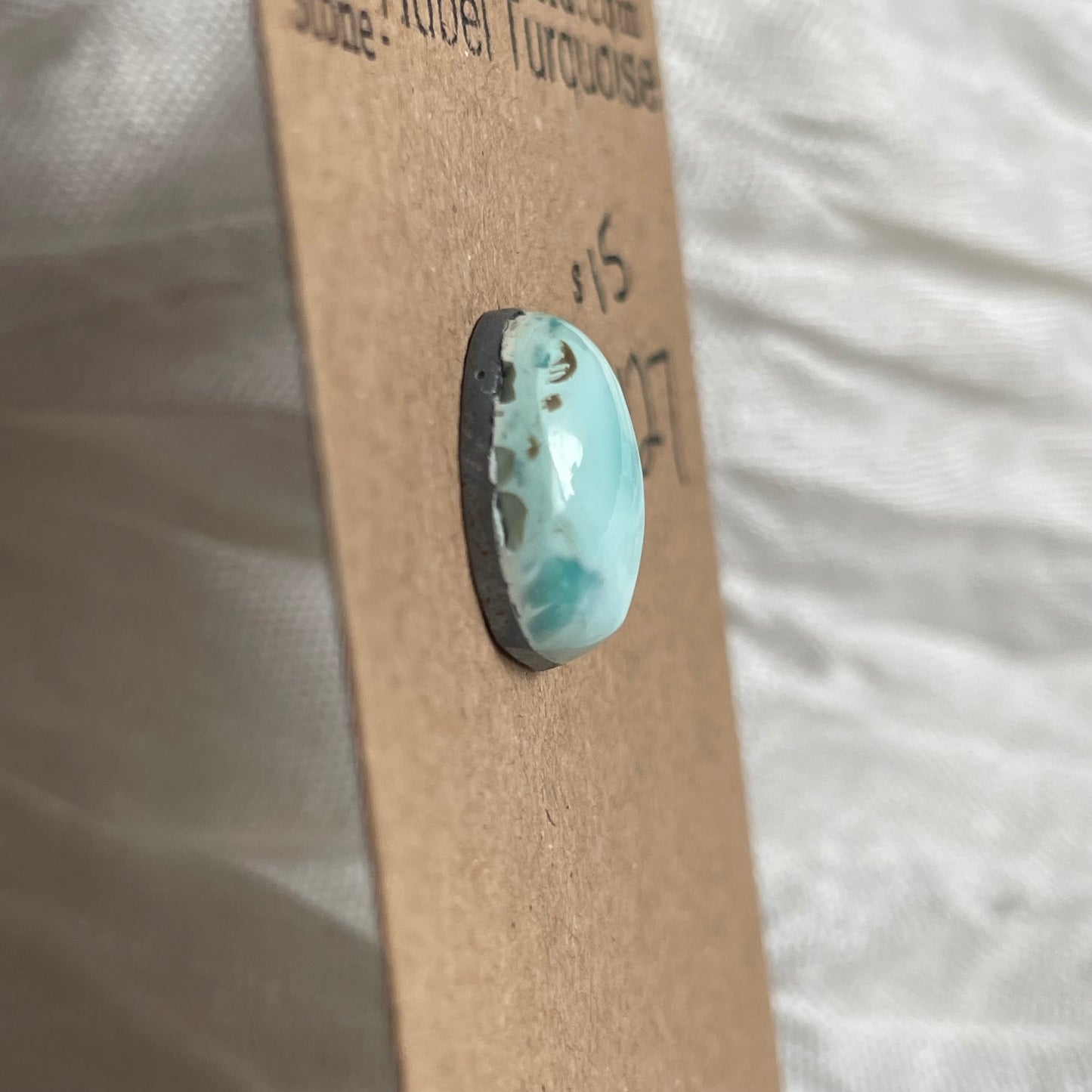 Hubei Turquoise Cabochon - H127 16E797C9-194F-49BB-AE1D-CCA005AE3515 Brandedandwild.com