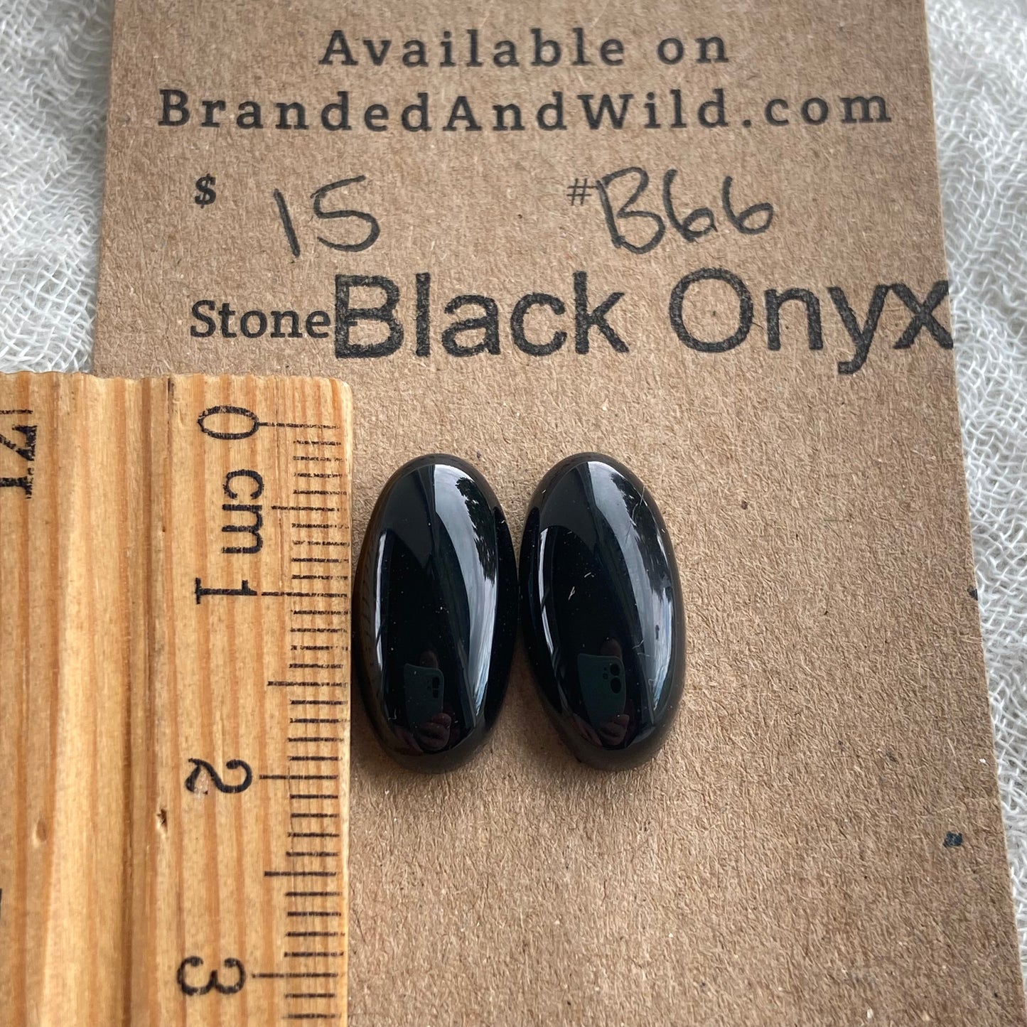 Black Onyx - Cabochon - B66