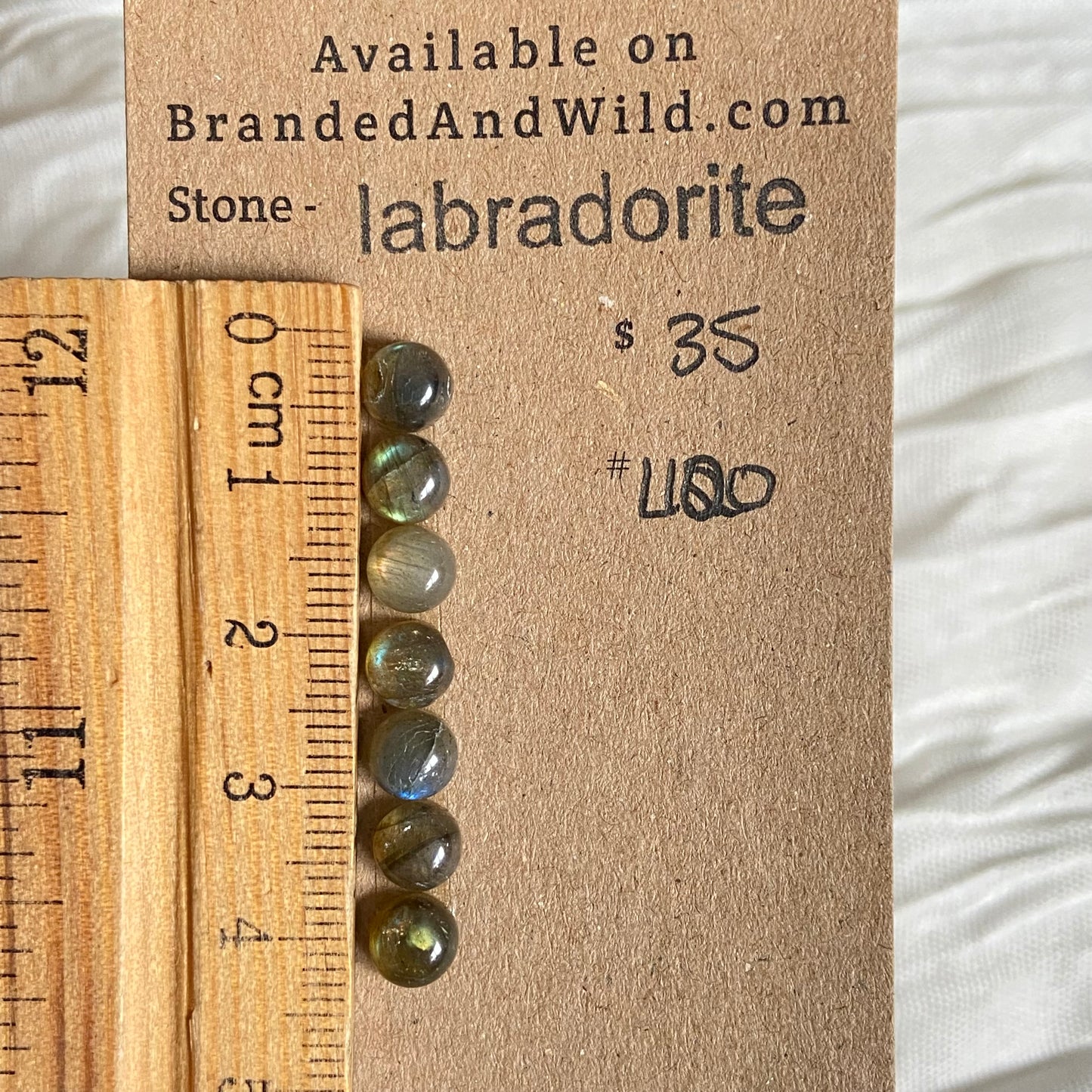 Labradorite Cabochon - L120 16F9FCB1-7EEB-4CC5-80A8-45E28E6383C9 Brandedandwild.com