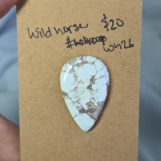 Wild Horse Turquoise Cabochon - WH26