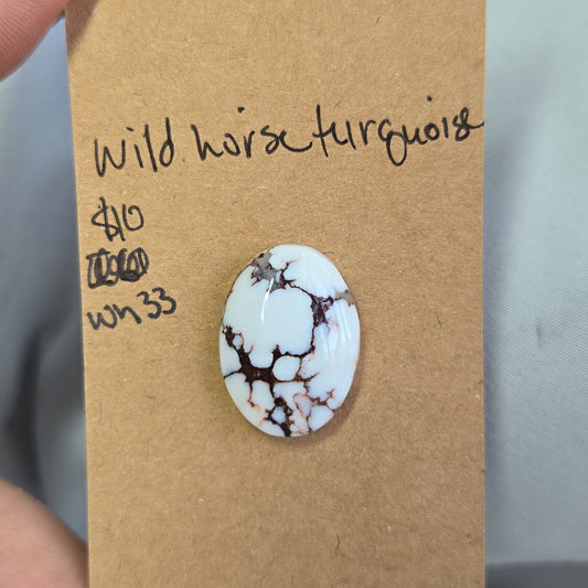 Wild Horse Turquoise Cabochon - WH33