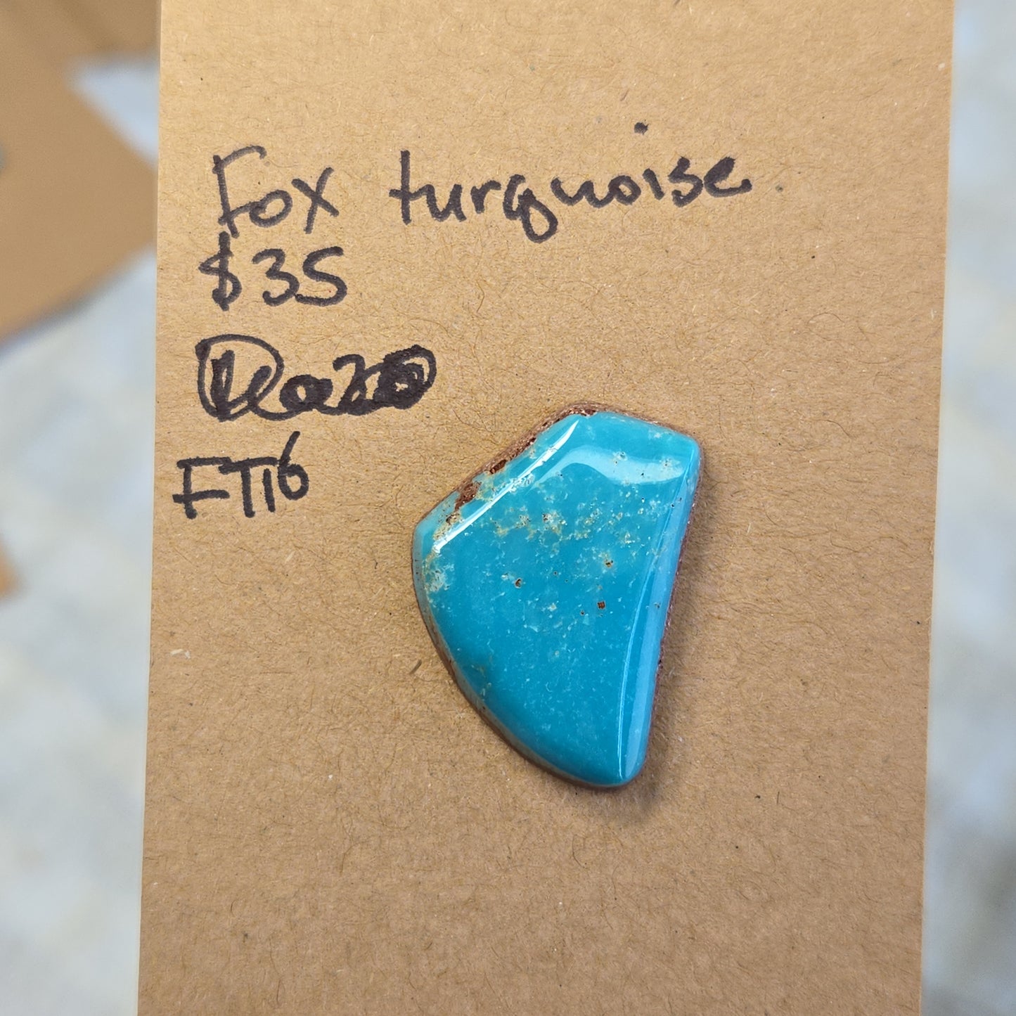 Fox Turquoise Cabochon - FT16