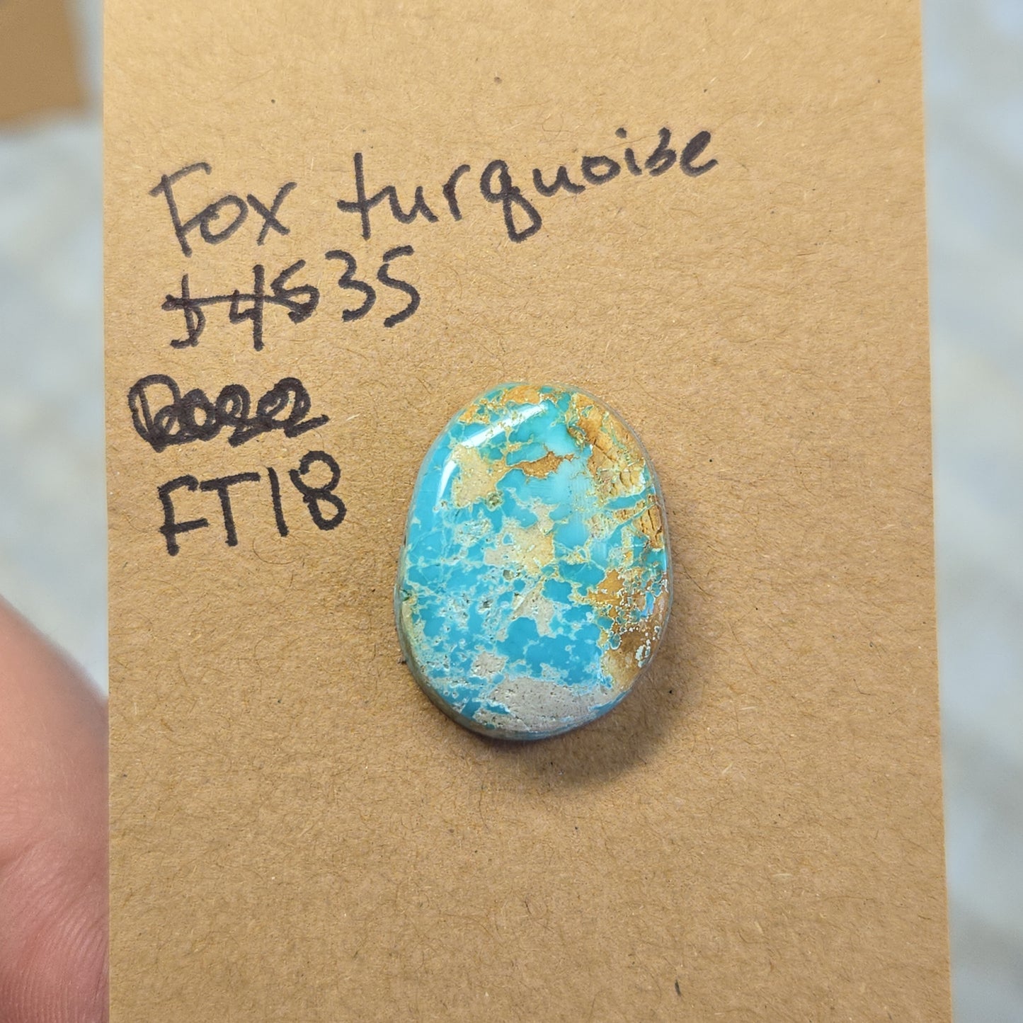 Fox Turquoise Cabochon - FT18