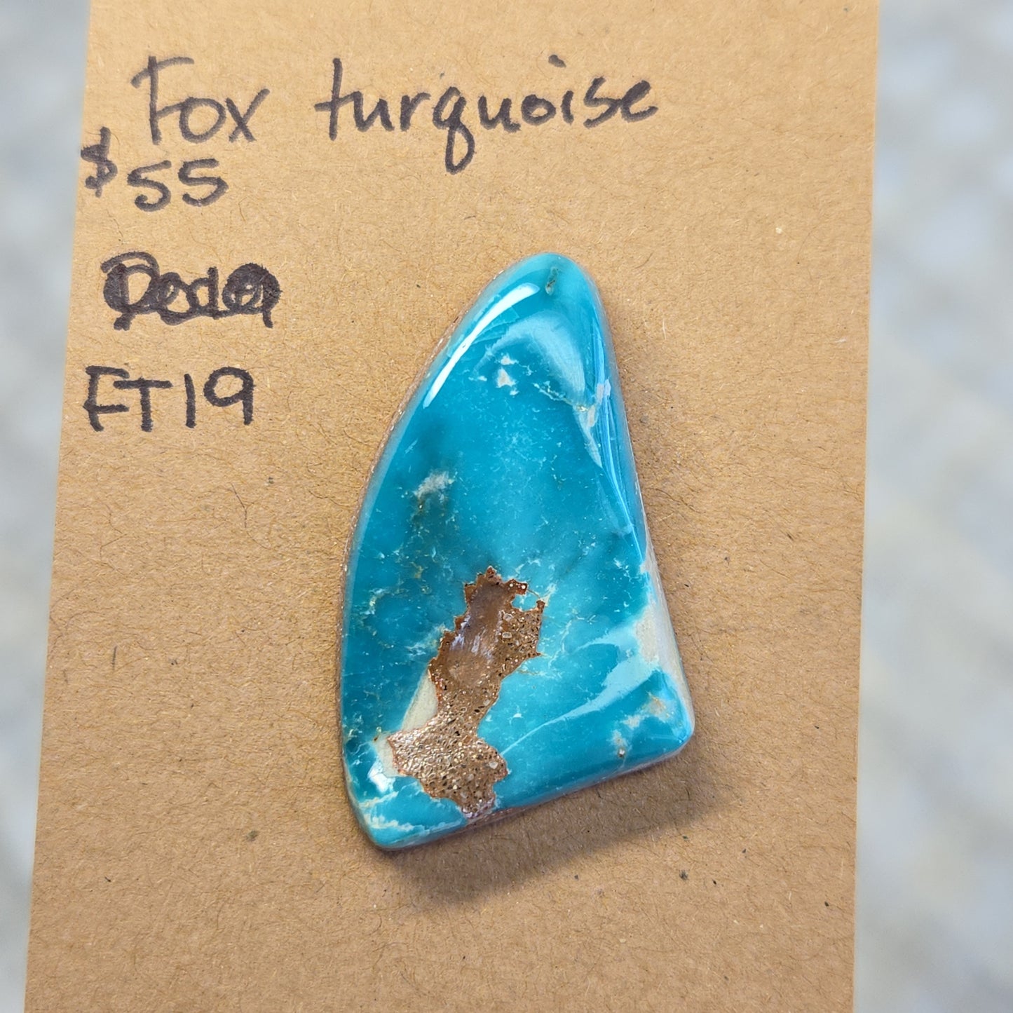 Fox Turquoise Cabochon - FT19