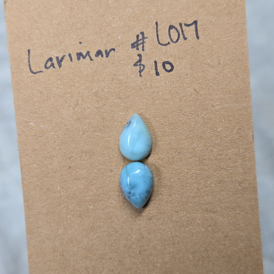 Larimar Cabochon (8x10) - L017