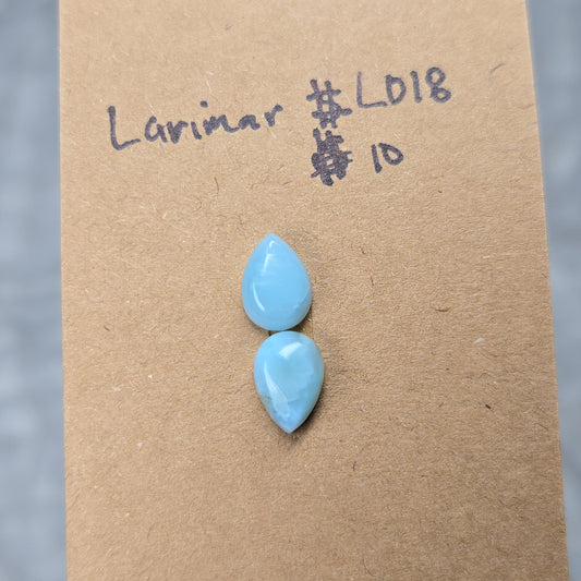 Larimar Cabochon (8x10) - L018