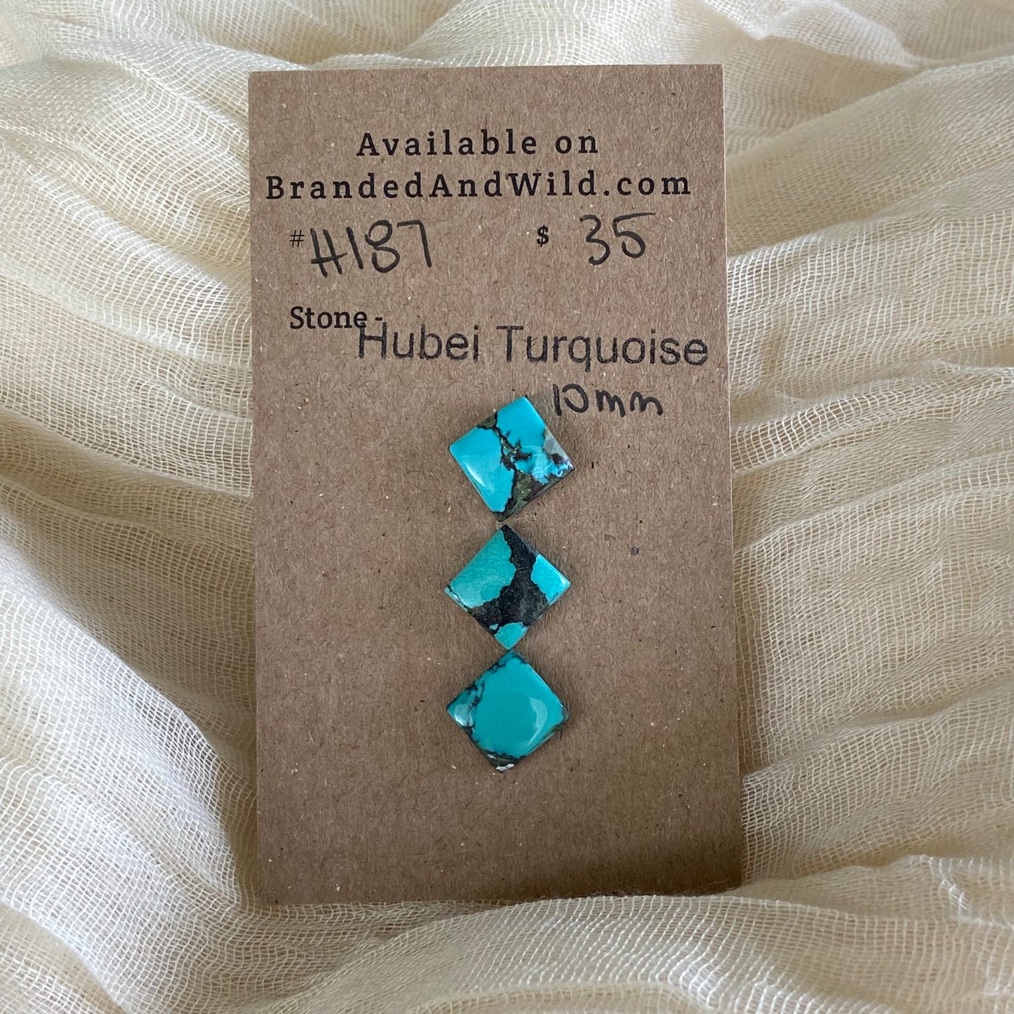 Hubei Turquoise Cabochon - H187 171E9B96-5569-40E4-B927-0DD85EB075DE Brandedandwild.com