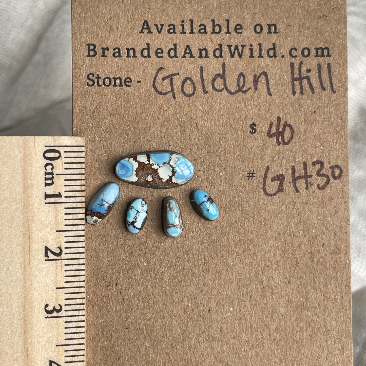 Golden Hill Turquoise Cabochon - GH30