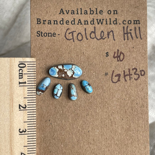 Golden Hill Turquoise Cabochon - GH30