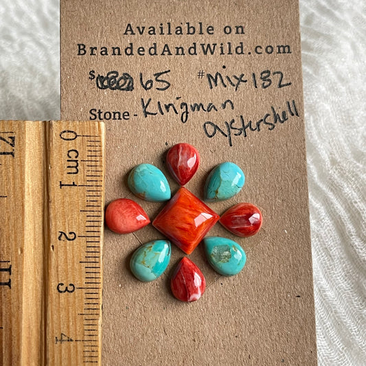 Kingman Mix Cabochon - MIX182 1779D516-5713-4370-9909-9998366E04CB Brandedandwild.com
