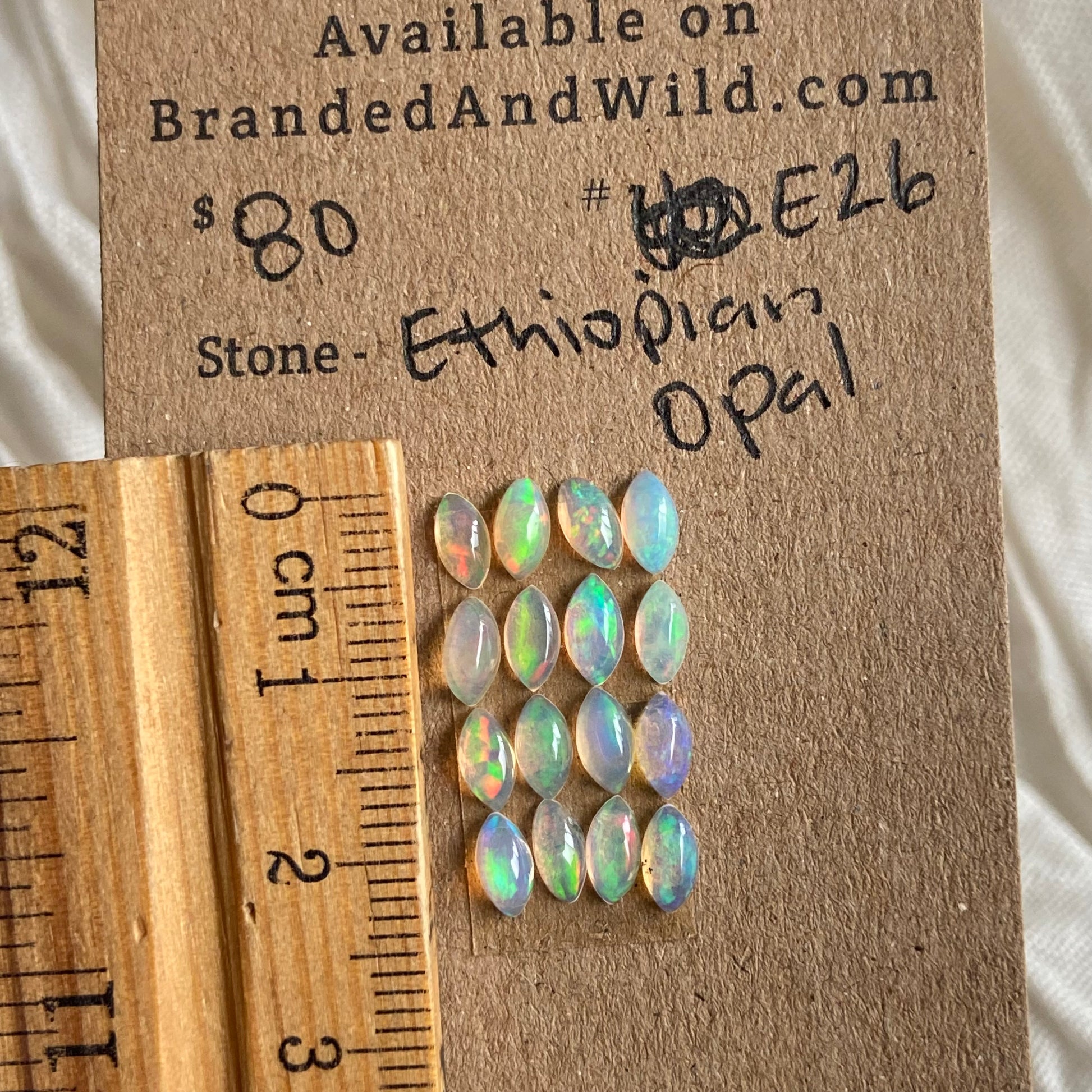 Ethiopian Opal Cabochon - E26 1783ED29-BD20-41C9-B518-1A6C6D1B4C58 Brandedandwild.com