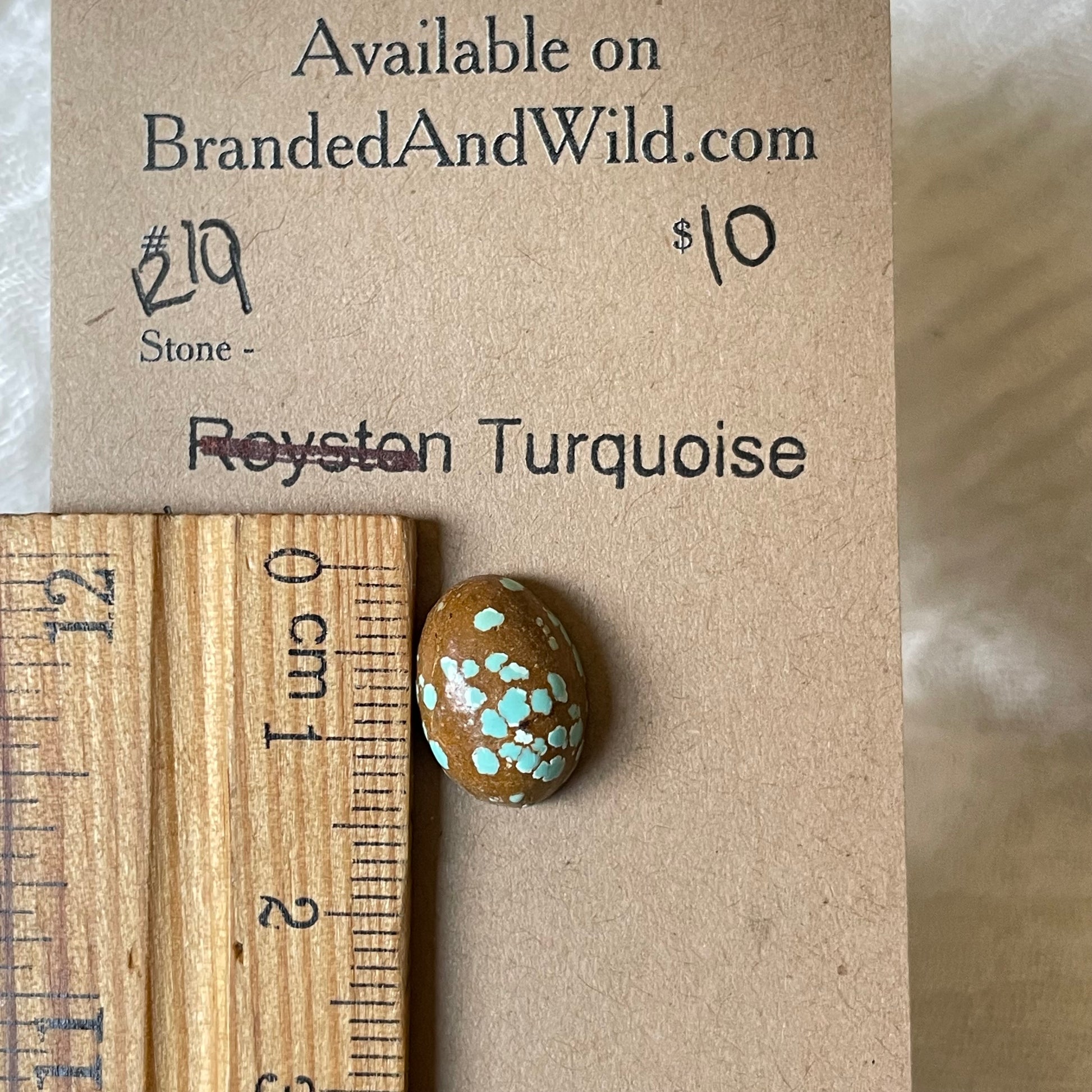 #8 Turquoise Cabochon - R19 17B91DE4-B596-4AFB-ACEB-F7139815C990 Brandedandwild.com