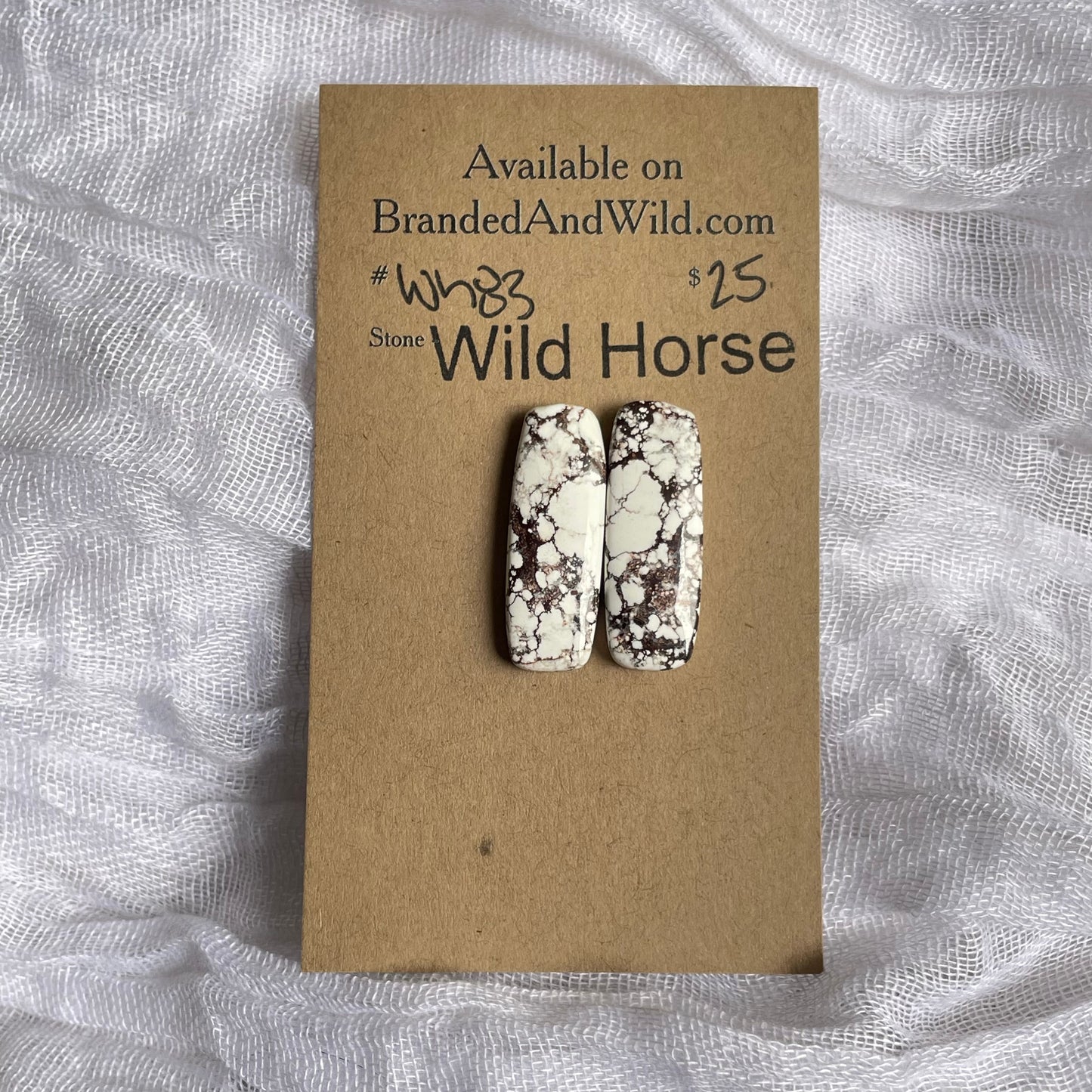 Wild Horse Cabochon - WH83 17D01D8F-631A-42C0-ACAA-3347E0AE6922 Brandedandwild.com