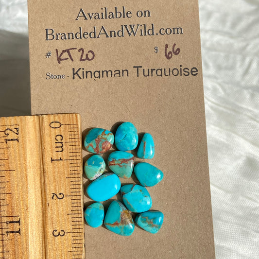 Kingman Turquoise Cabochon - KT20 17D8EB96-0CA8-4027-B9E8-EA1E6CFD3898 Brandedandwild.com