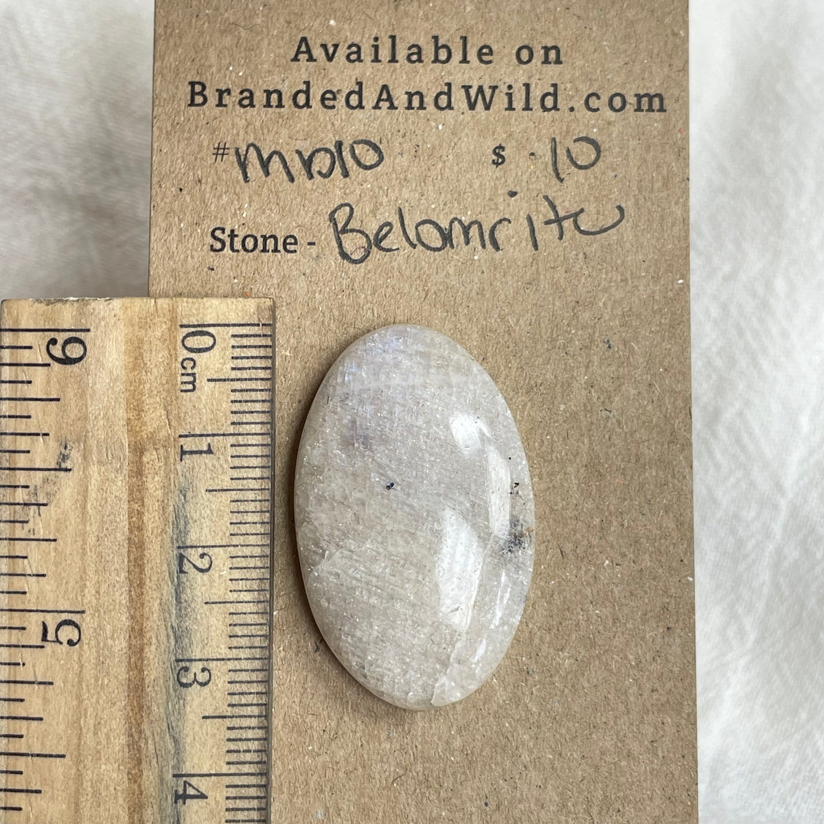 Belomrite Moonstone Cabochon - MB10 17F68BC5-FF80-4C4A-B03F-41707F5DA8FD Brandedandwild.com