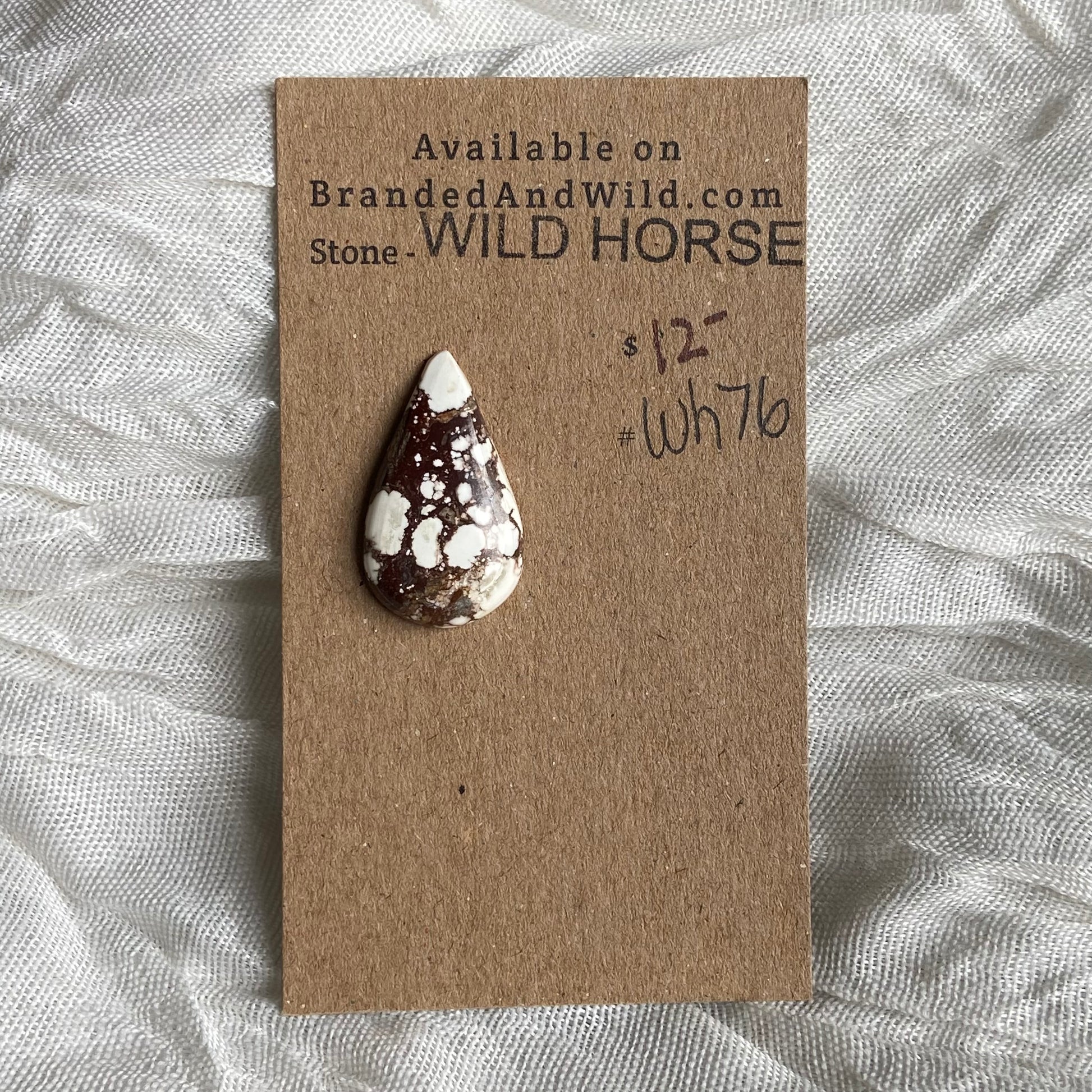 Wild Horse Cabochon - WH76 17F6C9D3-989B-44A8-BD1B-FA60E3B7C6C5 Brandedandwild.com