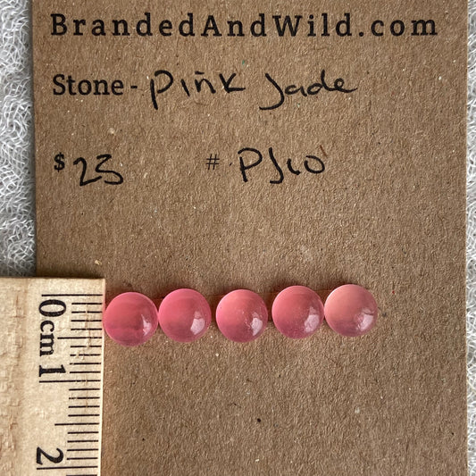 Pink Jade - Cabochon - PJ10