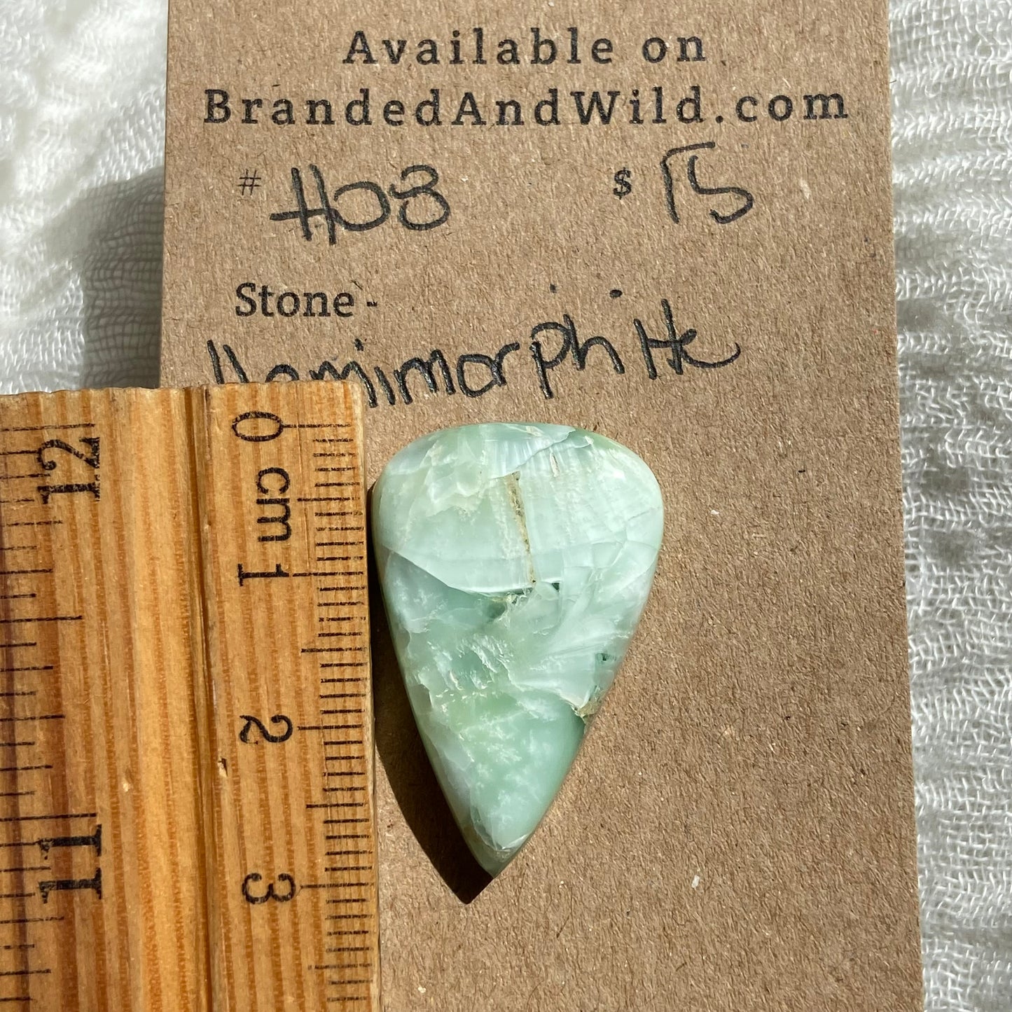 Hemimorite Cabochon - H08