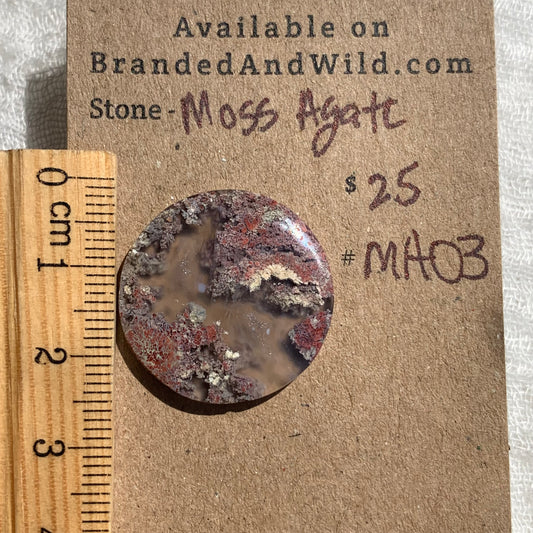 Moss Agate Cabochon- MA03