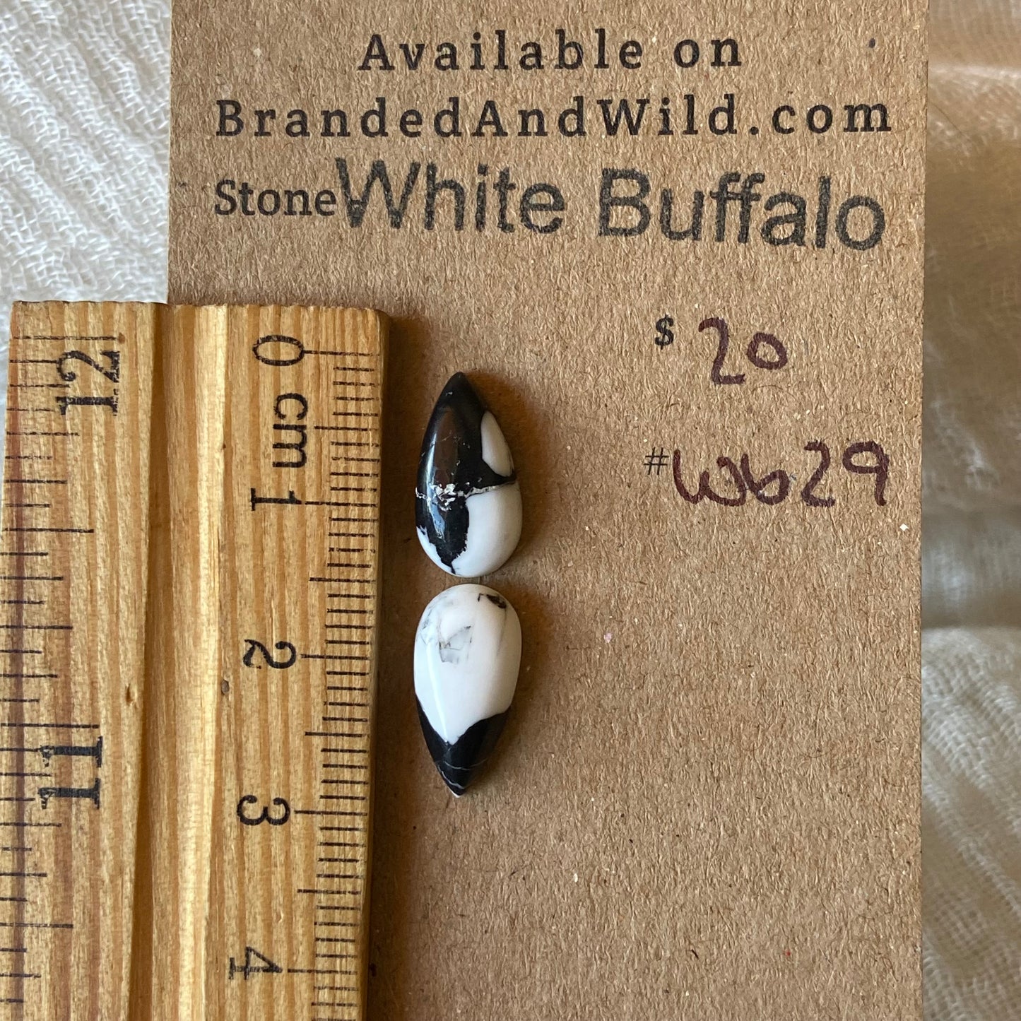 White Buffalo Cabochon - WB29